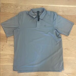 Men's Gray Lululemon ShowZero Polo Golf Shirt